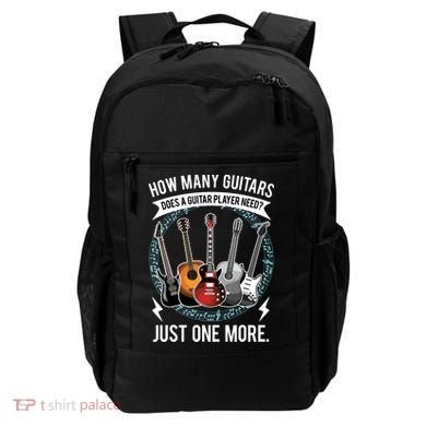 Guitar How Many Guitars Gift For Guitar Player Backpack