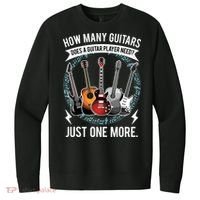 Guitar How Many Guitars Gift For Guitar Player V.I.T. Fleece Crew Sweatshirt thumb 0