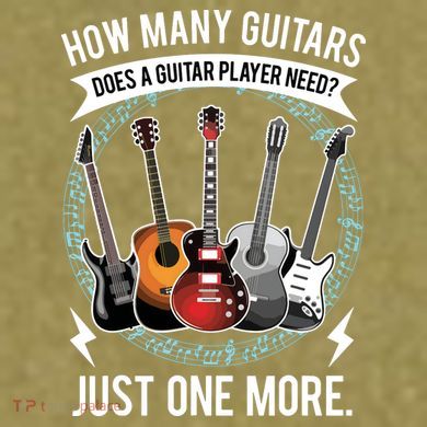 Guitar How Many Guitars Gift For Guitar Player Garment-Dyed Women's Muscle Tee