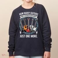 Guitar How Many Guitars Gift For Guitar Player Women's Sweatshirt thumb 0