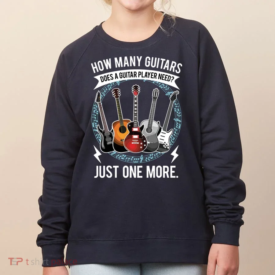 Guitar How Many Guitars Gift For Guitar Player Women's Sweatshirt
