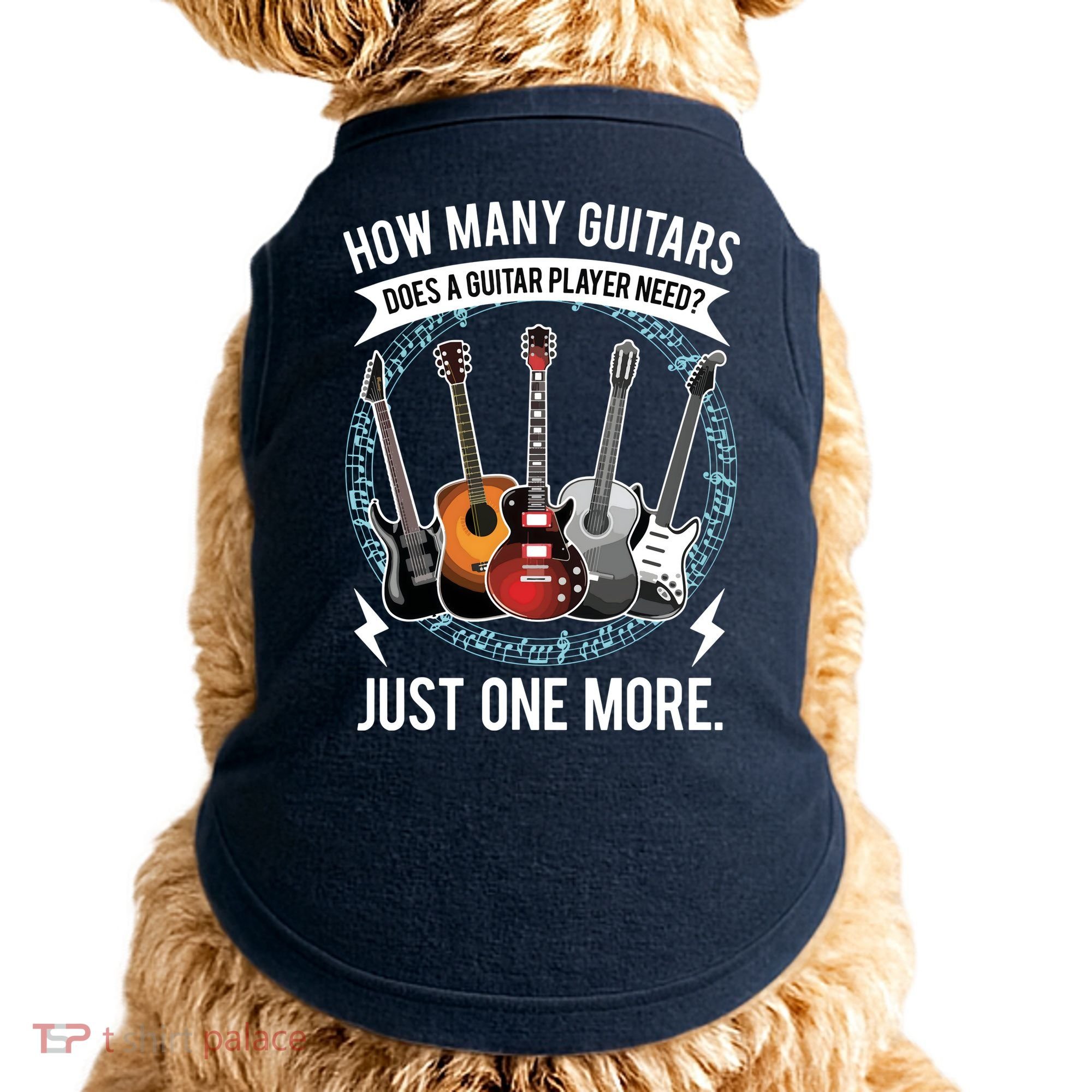 Guitar How Many Guitars Gift For Guitar Player Doggie Tank