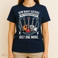 Guitar How Many Guitars Gift For Guitar Player T-Shirt thumb 4