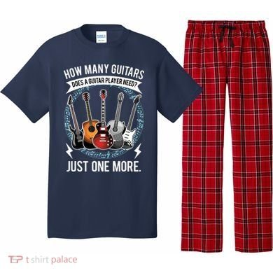 Guitar How Many Guitars Gift For Guitar Player Pajama Set