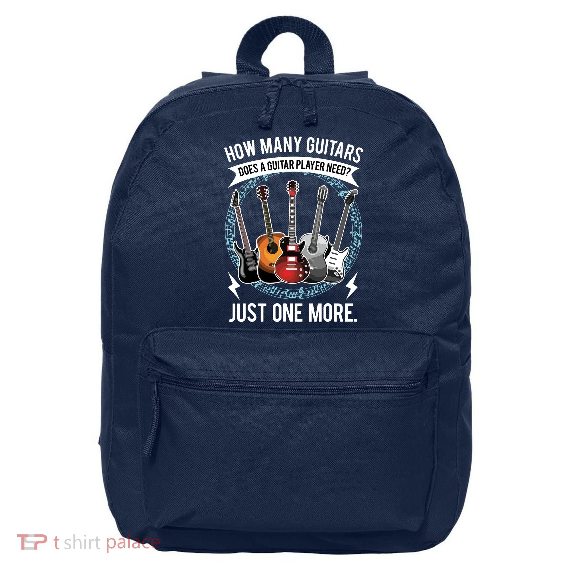 Guitar How Many Guitars Gift For Guitar Player 16 in Basic Backpack