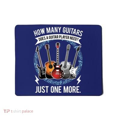 Guitar How Many Guitars Gift For Guitar Player Mousepad