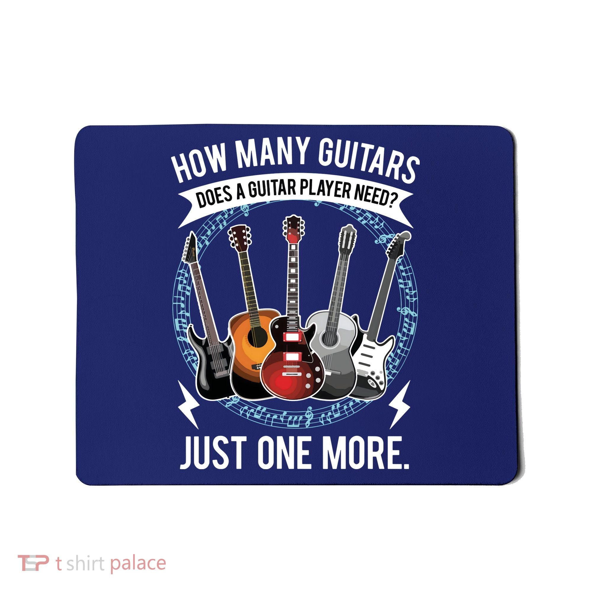 Guitar How Many Guitars Gift For Guitar Player Mousepad