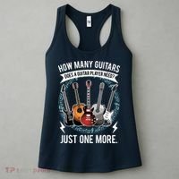 Guitar How Many Guitars Gift For Guitar Player Women's Tank Top thumb 3