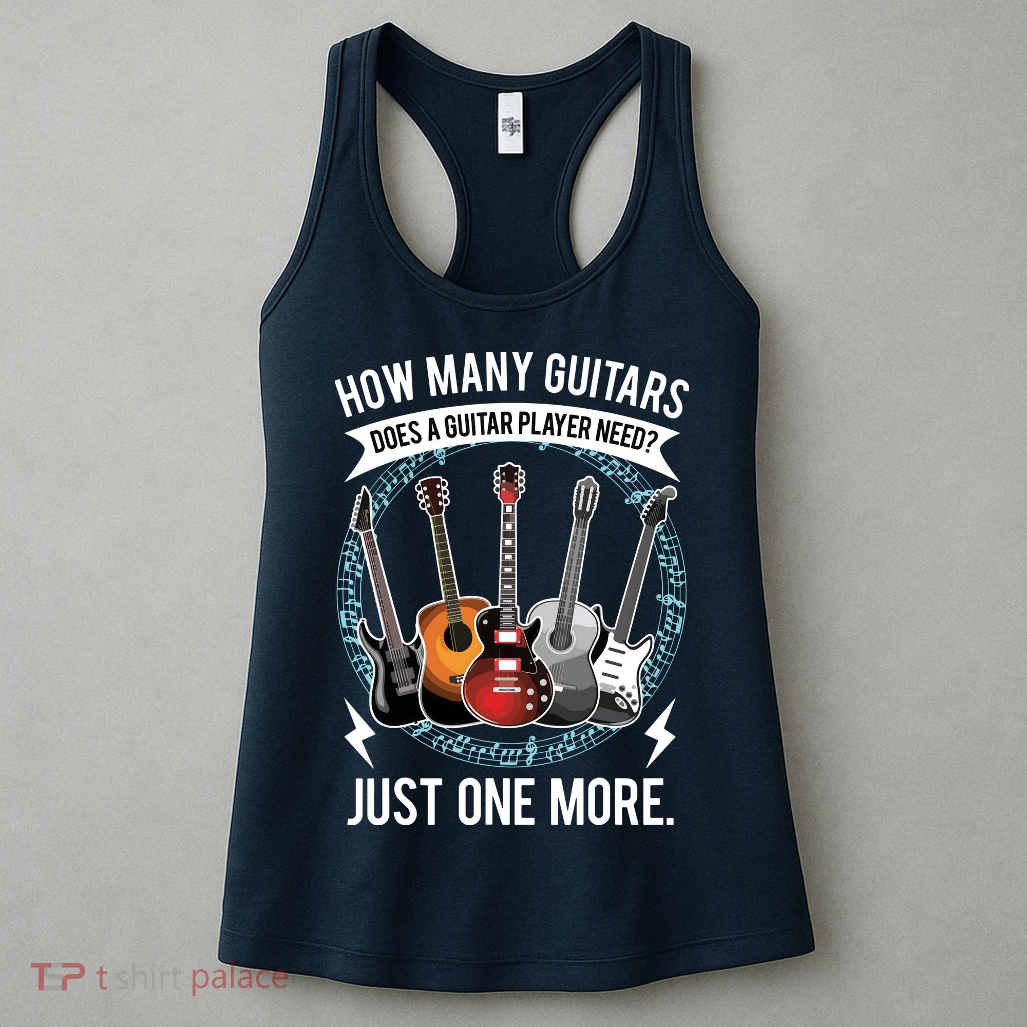 Guitar How Many Guitars Gift For Guitar Player Women's Tank Top