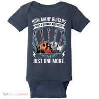 Guitar How Many Guitars Gift For Guitar Player Baby Bodysuit thumb 0