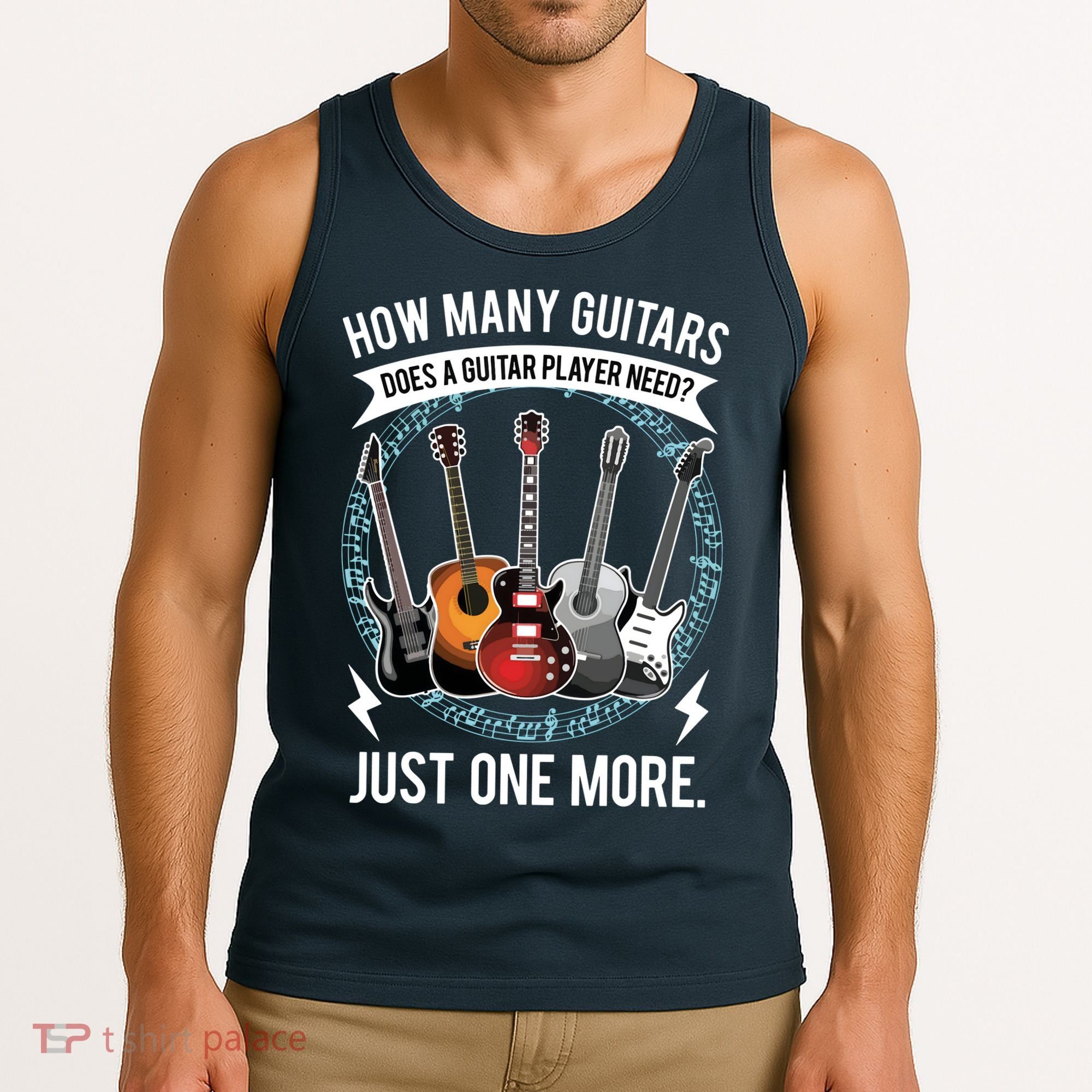 Guitar How Many Guitars Gift For Guitar Player Tank Top