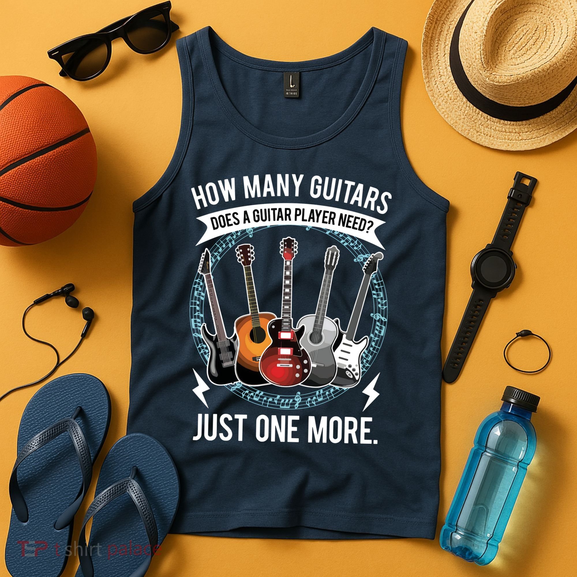 Guitar How Many Guitars Gift For Guitar Player Tank Top