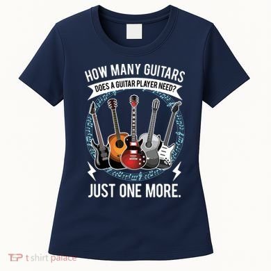 Guitar How Many Guitars Gift For Guitar Player Women's T-Shirt