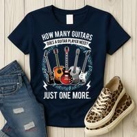 Guitar How Many Guitars Gift For Guitar Player Women's T-Shirt thumb 3