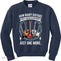 Guitar How Many Guitars Gift For Guitar Player Kids Sweatshirt thumb 0