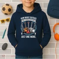 Guitar How Many Guitars Gift For Guitar Player Kids Hoodie thumb 2