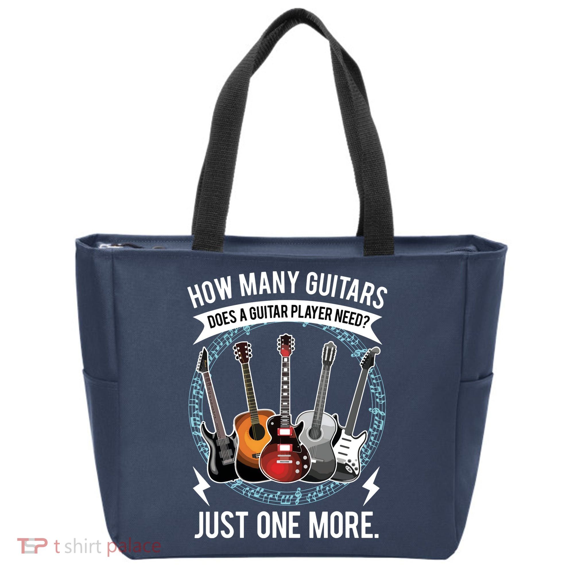 Guitar How Many Guitars Gift For Guitar Player Tote Bag