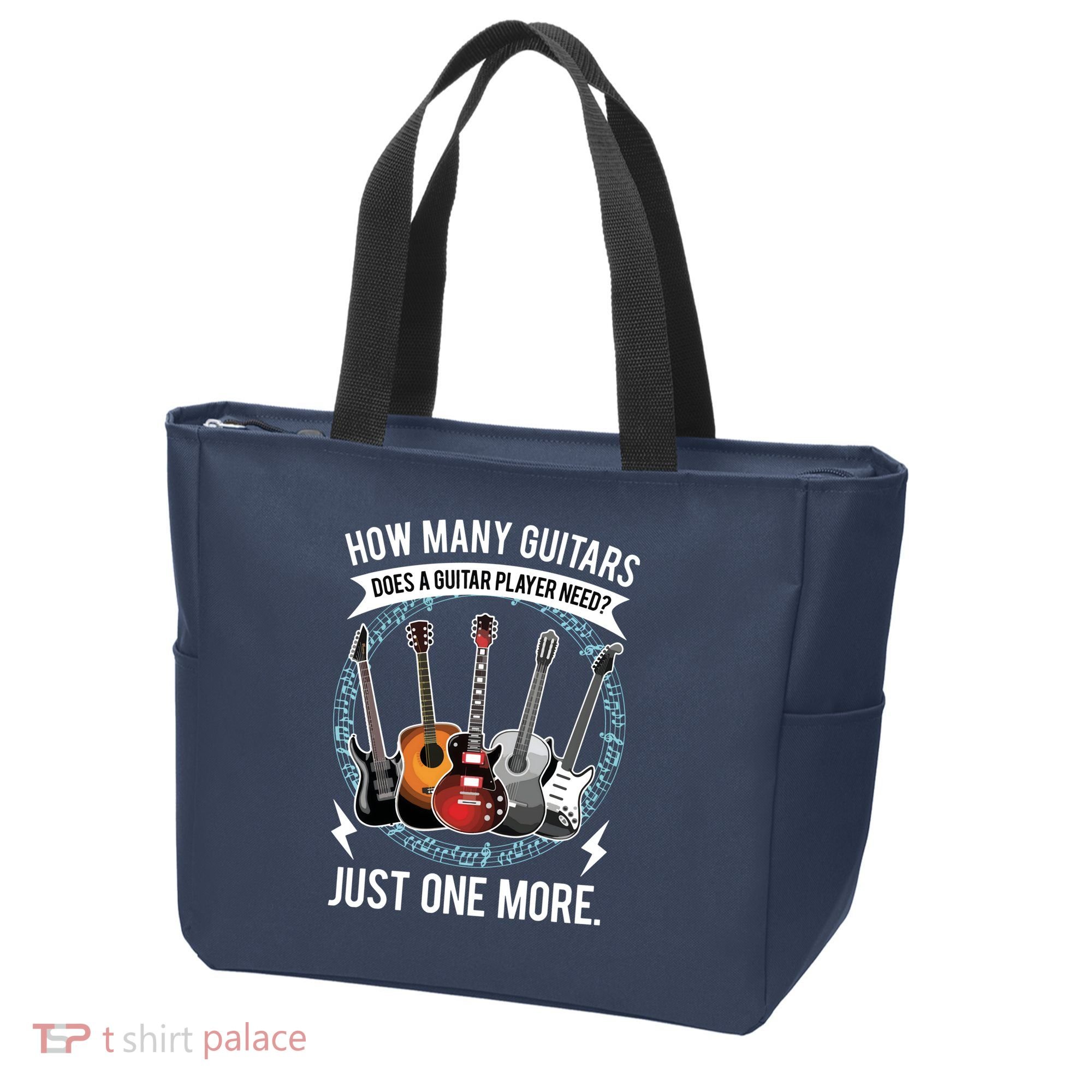 Guitar How Many Guitars Gift For Guitar Player Tote Bag