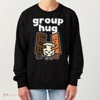 Group Hug Marshmallow Smore Funny Camping Pun Camper Family Women's Sweatshirt thumb 0
