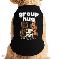 Group Hug Marshmallow Smore Funny Camping Pun Camper Family Doggie Tank thumb 0