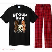 Group Hug Marshmallow Smore Funny Camping Pun Camper Family Pajama Set thumb 0