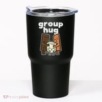 Group Hug Marshmallow Smore Funny Camping Pun Camper Family Tumbler thumb 0