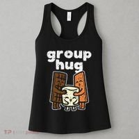 Group Hug Marshmallow Smore Funny Camping Pun Camper Family Women's Tank Top thumb 3