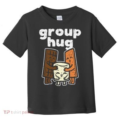 Group Hug Marshmallow Smore Funny Camping Pun Camper Family Toddler T-Shirt