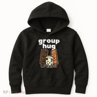 Group Hug Marshmallow Smore Funny Camping Pun Camper Family Kids Hoodie thumb 0