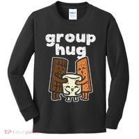 Group Hug Marshmallow Smore Funny Camping Pun Camper Family Kids Long Sleeve Shirt thumb 0