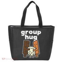 Group Hug Marshmallow Smore Funny Camping Pun Camper Family Tote Bag thumb 0