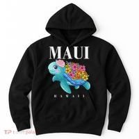 Girl Hawaiian Maui Hawaii Turtle Hibiscus Hoodie thumb 0