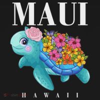 Girl Hawaiian Maui Hawaii Turtle Hibiscus Sweatshirt thumb 3