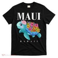 Girl Hawaiian Maui Hawaii Turtle Hibiscus T-Shirt thumb 0