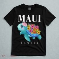Girl Hawaiian Maui Hawaii Turtle Hibiscus T-Shirt thumb 5