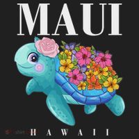 Girl Hawaiian Maui Hawaii Turtle Hibiscus Beanie thumb 2