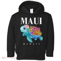 Girl Hawaiian Maui Hawaii Turtle Hibiscus Toddler Hoodie thumb 0