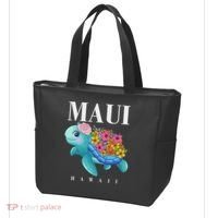 Girl Hawaiian Maui Hawaii Turtle Hibiscus Tote Bag thumb 3
