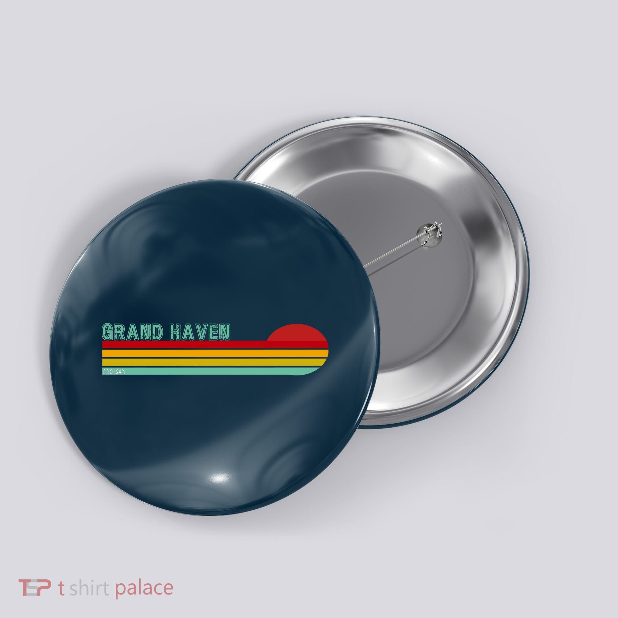 Grand Haven Michigan Button