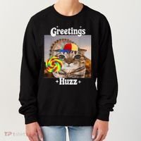 Greetings Huzz Meme Funny Cat Lollipop Women's Sweatshirt thumb 0