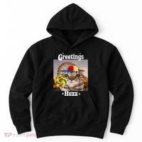Greetings Huzz Meme Funny Cat Lollipop Hoodie thumb 0