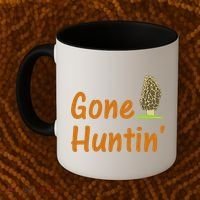 Gone Huntin' Morel Mushroom Hunter Gift Coffee Mug thumb 2