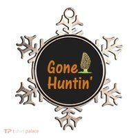Gone Huntin' Morel Mushroom Hunter Gift Ornament thumb 0
