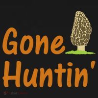Gone Huntin' Morel Mushroom Hunter Gift Ornament thumb 1