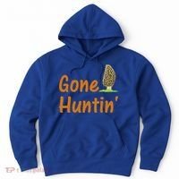 Gone Huntin' Morel Mushroom Hunter Gift Hoodie thumb 0
