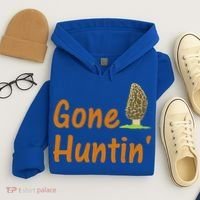 Gone Huntin' Morel Mushroom Hunter Gift Hoodie thumb 4