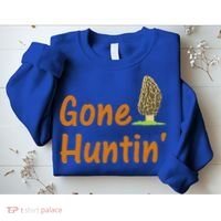 Gone Huntin' Morel Mushroom Hunter Gift Sweatshirt thumb 2