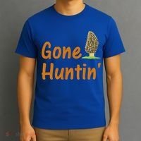 Gone Huntin' Morel Mushroom Hunter Gift T-Shirt thumb 3
