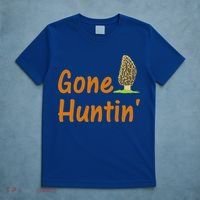 Gone Huntin' Morel Mushroom Hunter Gift T-Shirt thumb 5