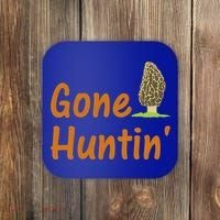 Gone Huntin' Morel Mushroom Hunter Gift Coaster thumb 0